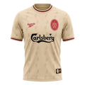 Retro 96/97 Liverpool Away Soccer Jersey Yellow