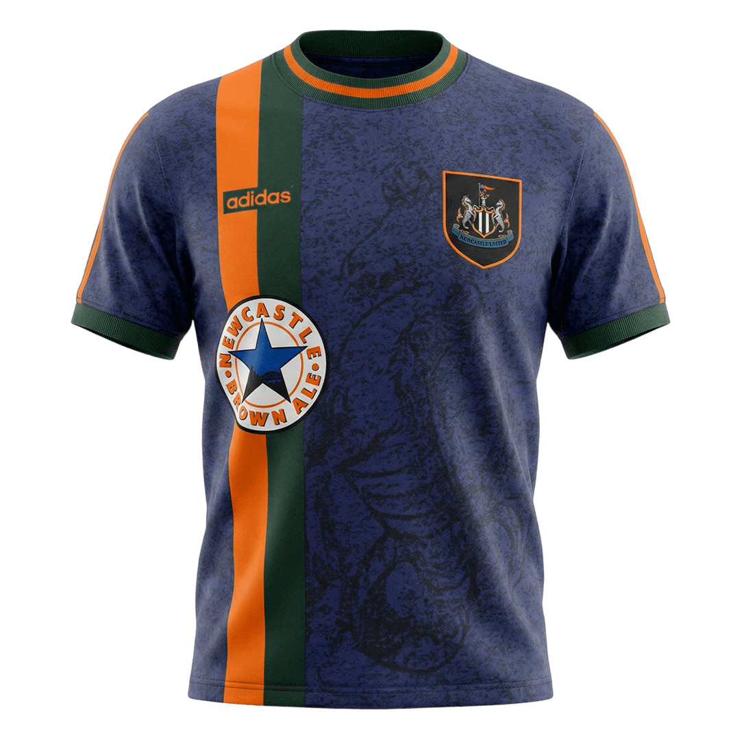 Retro 97/98 Newcastle United Away Soccer Jersey Navy