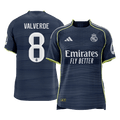 Real Madrid 2025/26 Away Soccer Jersey - VALVERDE #8 - Player Version