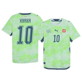 XHAKA #10 Switzerland Away Soccer Jersey World Cup 2026 Green