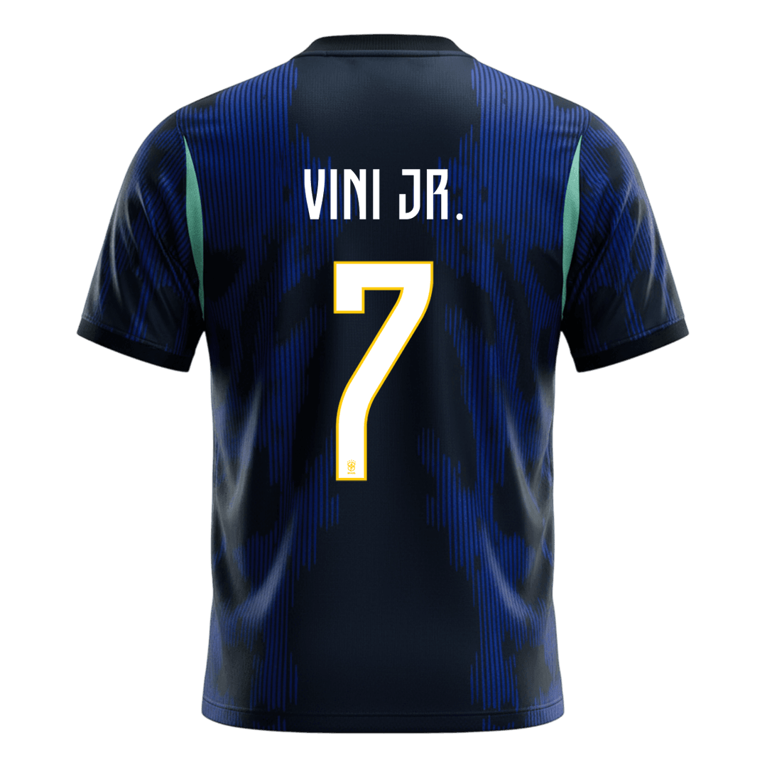 VINI JR. #7 Brazil Away Soccer Jersey World Cup 2026 Navy