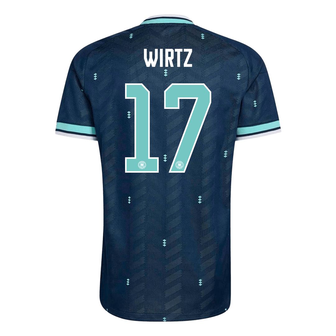 WIRTZ #17 Player Version Germany Away Soccer Jersey World Cup 2026 Navy