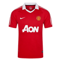 Men Retro Fan Version 10/11 Manchester United Home Soccer Jersey Red