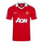 Men Retro Fan Version 10/11 Manchester United Home Soccer Jersey Red