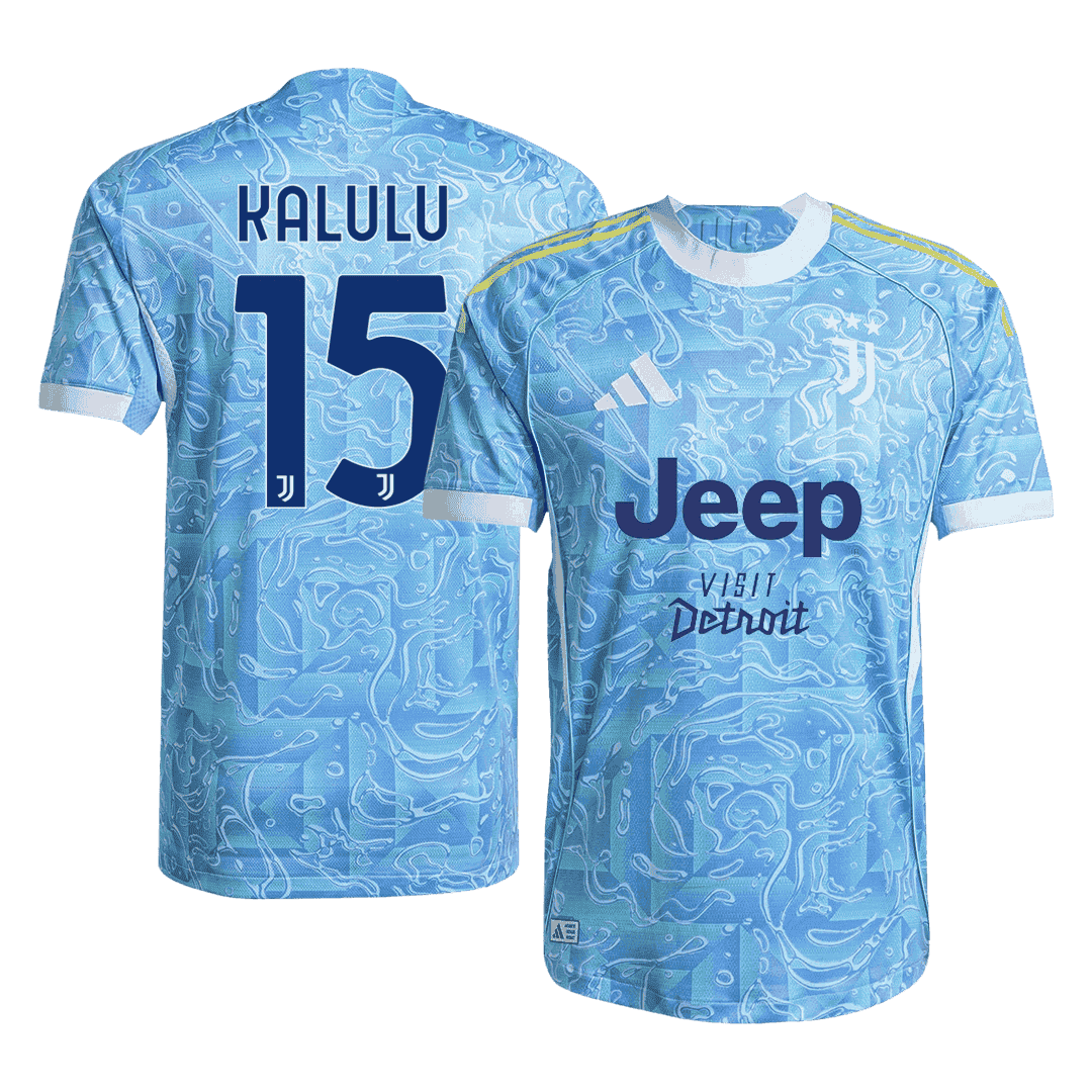 Juventus 2025/26 Away Soccer Jersey - KALULU #15 - Player Version