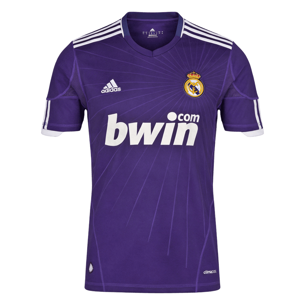 Men Retro Fan Version 10/11 Real Mardid Third Soccer Jersey Purple