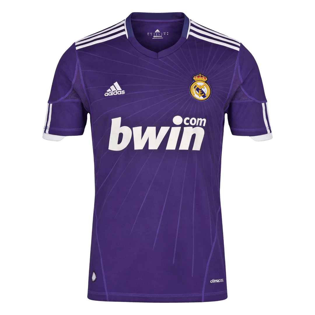 Men Retro Fan Version 10/11 Real Mardid Third Soccer Jersey Purple