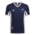 Men Retro Fan Version Yugoslavia Home Soccer Jersey World Cup 1998 Navy
