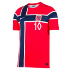 Ødegaard #10 Norway Home Soccer Jersey World Cup 2026