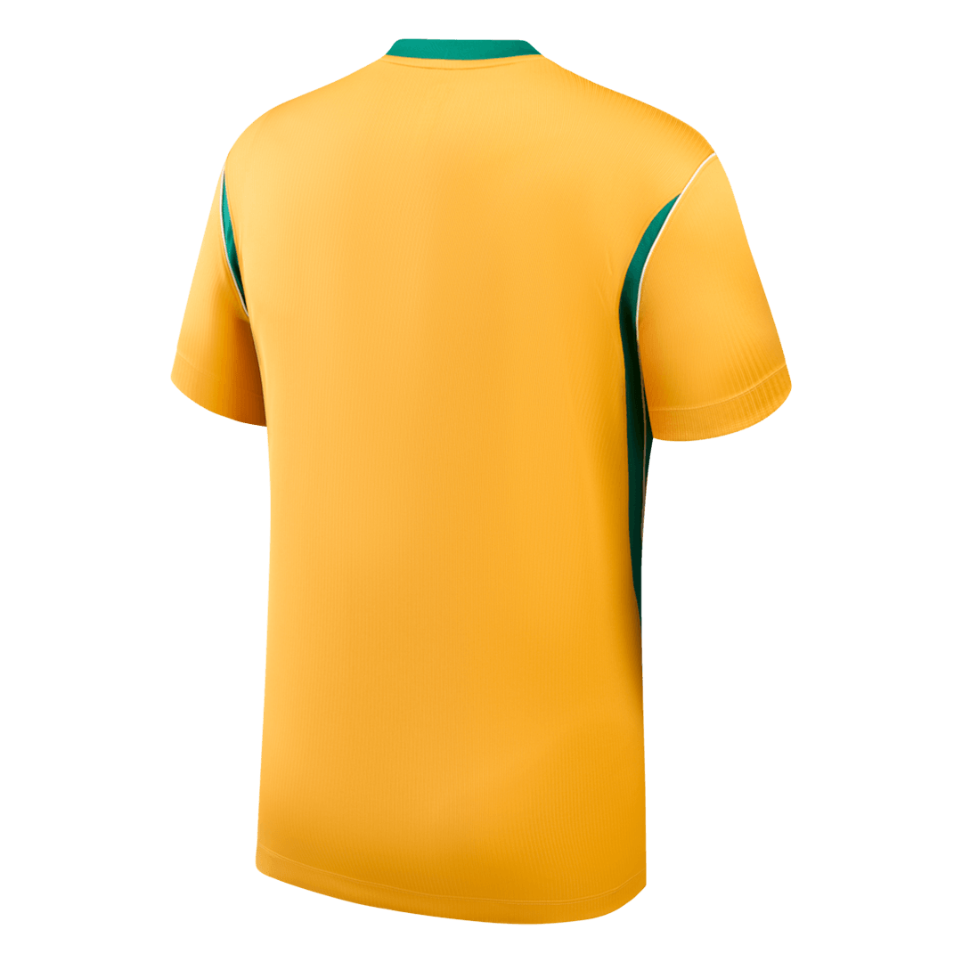 Men Fan Version Australia Home Soccer Jersey World Cup 2026 Yellow