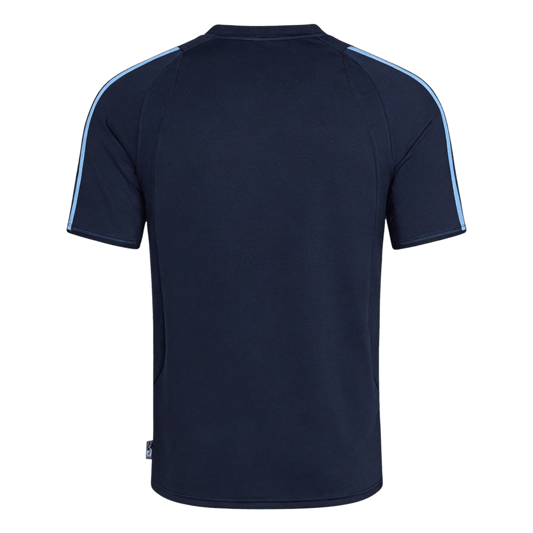 Men Retro Fan Version 03/04 Real Mardid Away Soccer Jersey Navy