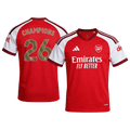 CHAMPIONS #26 Arsenal Premier League Champions Home Soccer Jersey 2026/27 Red