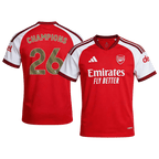 CHAMPIONS #26 Arsenal Premier League Champions Home Soccer Jersey 2026/27 Red