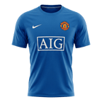 Retro 08/09 Manchester United Third Soccer Jersey Blue