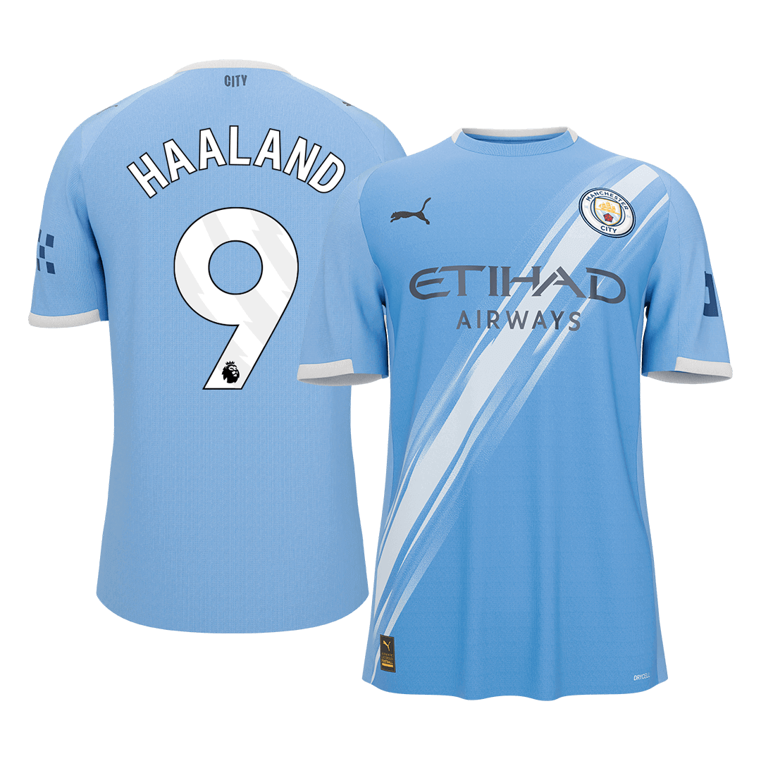 Manchester City 2025/26 Home Soccer Jersey - HAALAND #9