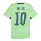 XHAKA #10 Switzerland Away Soccer Jersey World Cup 2026 Green
