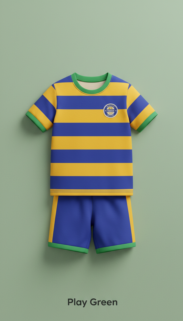 Kids' Fan Jersey Set with Shorts