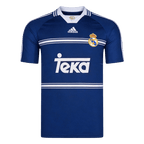 Men Retro Fan Version 98/99 Real Mardid Away Soccer Jersey Navy