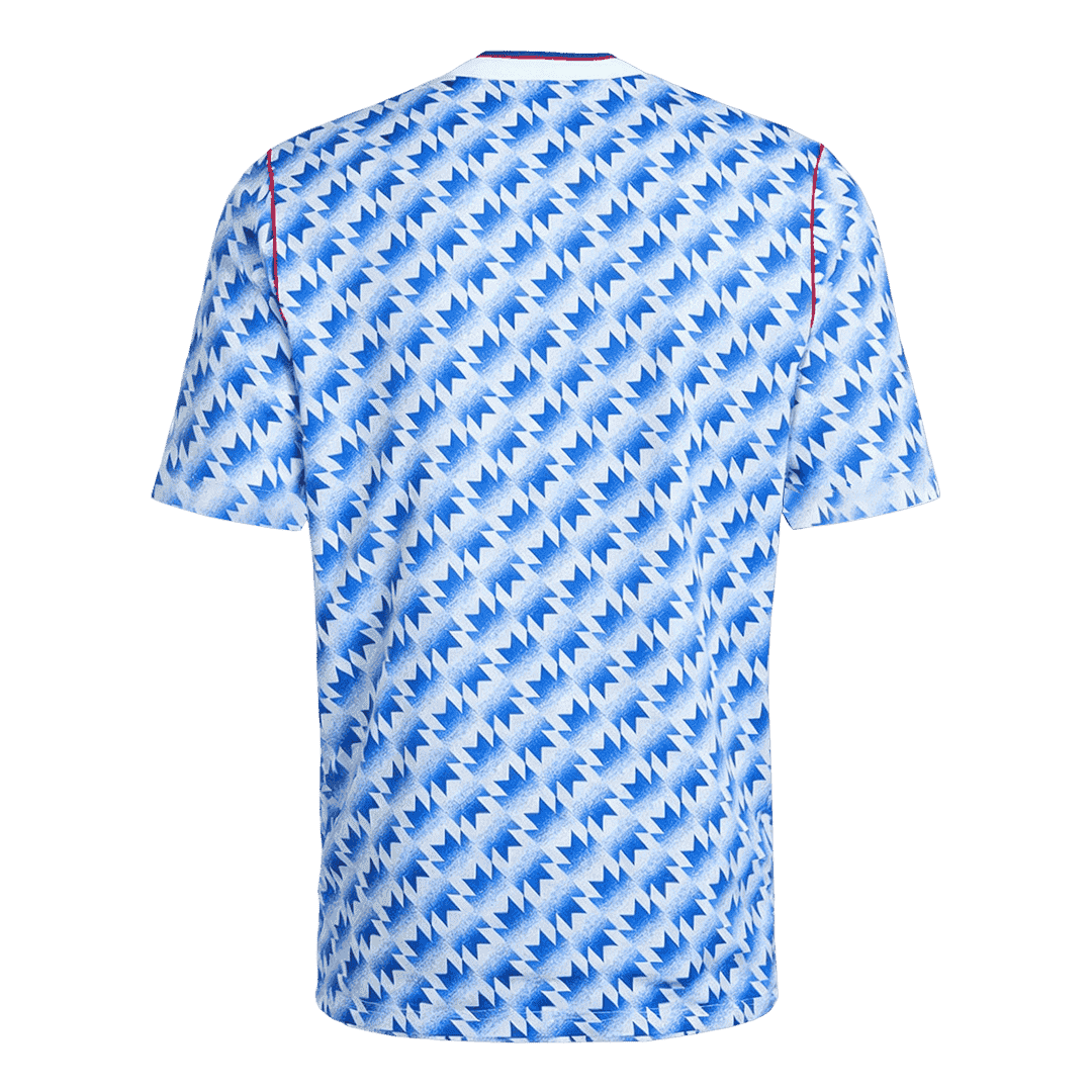 Retro Manchester United Away Soccer Jersey 1990/92 Blue