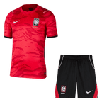 South Korea Home Soccer Jersey Kit (Jersey+Shorts) World Cup 2026 Red&Black