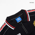 Retro 1998 Manchester United Away Soccer Jersey Black