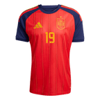 LAMINE YAMAL #19 Spain Home Soccer Jersey World Cup 2026 Red
