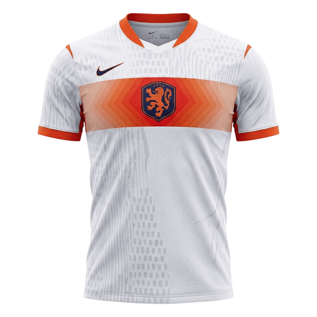 Player Version Netherlands Away Soccer Jersey World Cup 2026 White