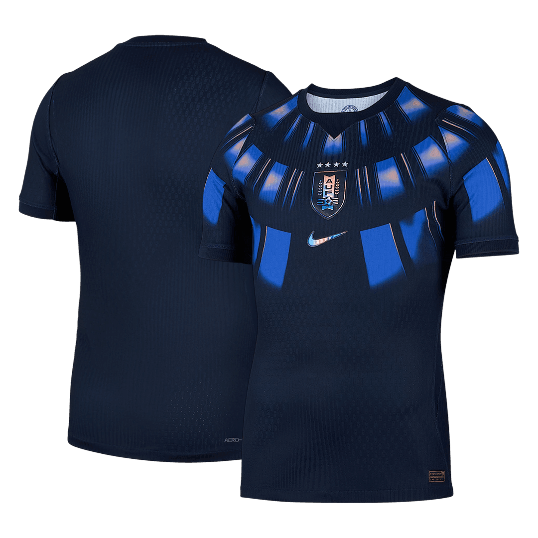 Men Player Version Uruguay Away Soccer Jersey World Cup 2026 Dark Blue
