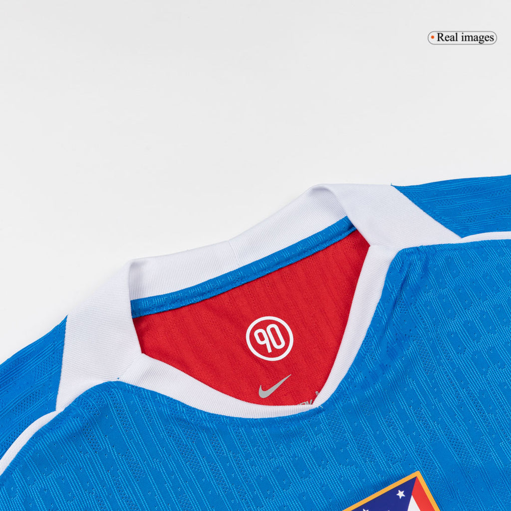 SØRLOTH #9 Player Version Madridl Third Soccer Jersey 25/26 Blue