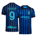Inter Milan 2025/26 Home Soccer Jersey - THURAM #9 - Player Version