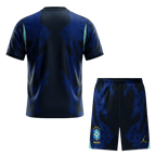 Brazil Away Soccer Jersey Kit(Jersey+Shorts) World Cup 2026
