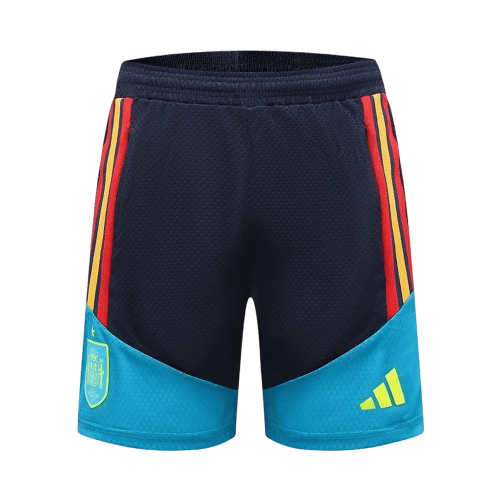 Player Version Spain Pre-match Soccer Jersey Kit(Jersey+Shorts) World Cup 2026 Blue
