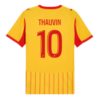 THAUVIN#10 RC Lens Home Soccer Jersey 25/26 Red&Yellow