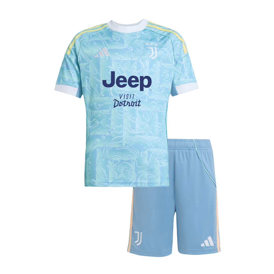 Kids Juventus 2025/26 Away Soccer Kit