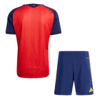 Spain Home Soccer Jersey Kit (Jersey+Shorts) World Cup 2026 Red