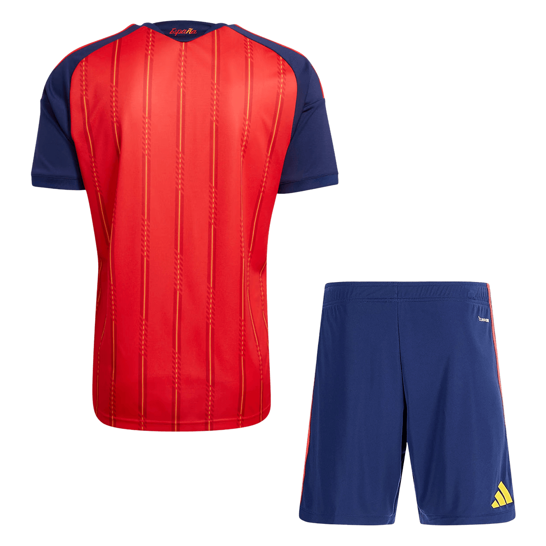 Spain Home Soccer Jersey Kit (Jersey+Shorts) World Cup 2026 Red