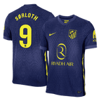 SØRLOTH #9 Player Version Atletico Madrid Away Soccer Jersey 2025/26 Navy