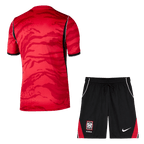 South Korea Home Soccer Jersey Kit (Jersey+Shorts) World Cup 2026 Red&Black