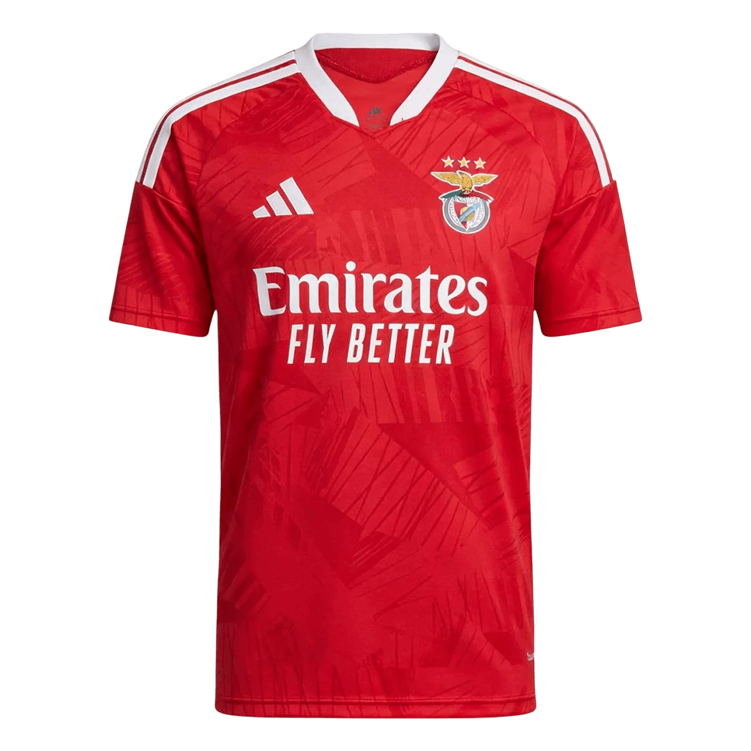 Men Fan 26/27 Benfica Home Soccer Jersey Short Sleeve Red