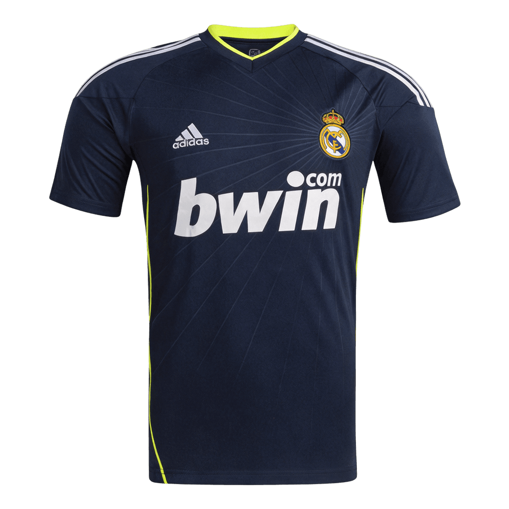 Men Retro Fan Version 10/11 Real Mardid Away Soccer Jersey Black