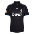 Men Retro Fan Version 09/10 Real Mardid Away Soccer Jersey Black