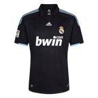 Men Retro Fan Version 09/10 Real Mardid Away Soccer Jersey Black