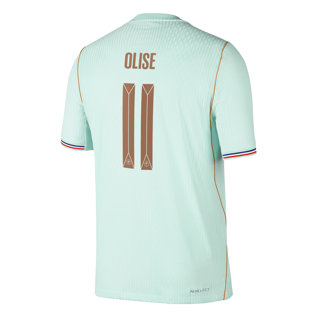 OLISE #11 Player Version France Away Soccer Jersey World Cup 2026 Green