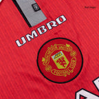Retro 96/97 Manchester United Home Soccer Jersey Red