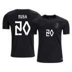 NUSA #20 Norway Away Soccer Jersey World Cup 2026 Black