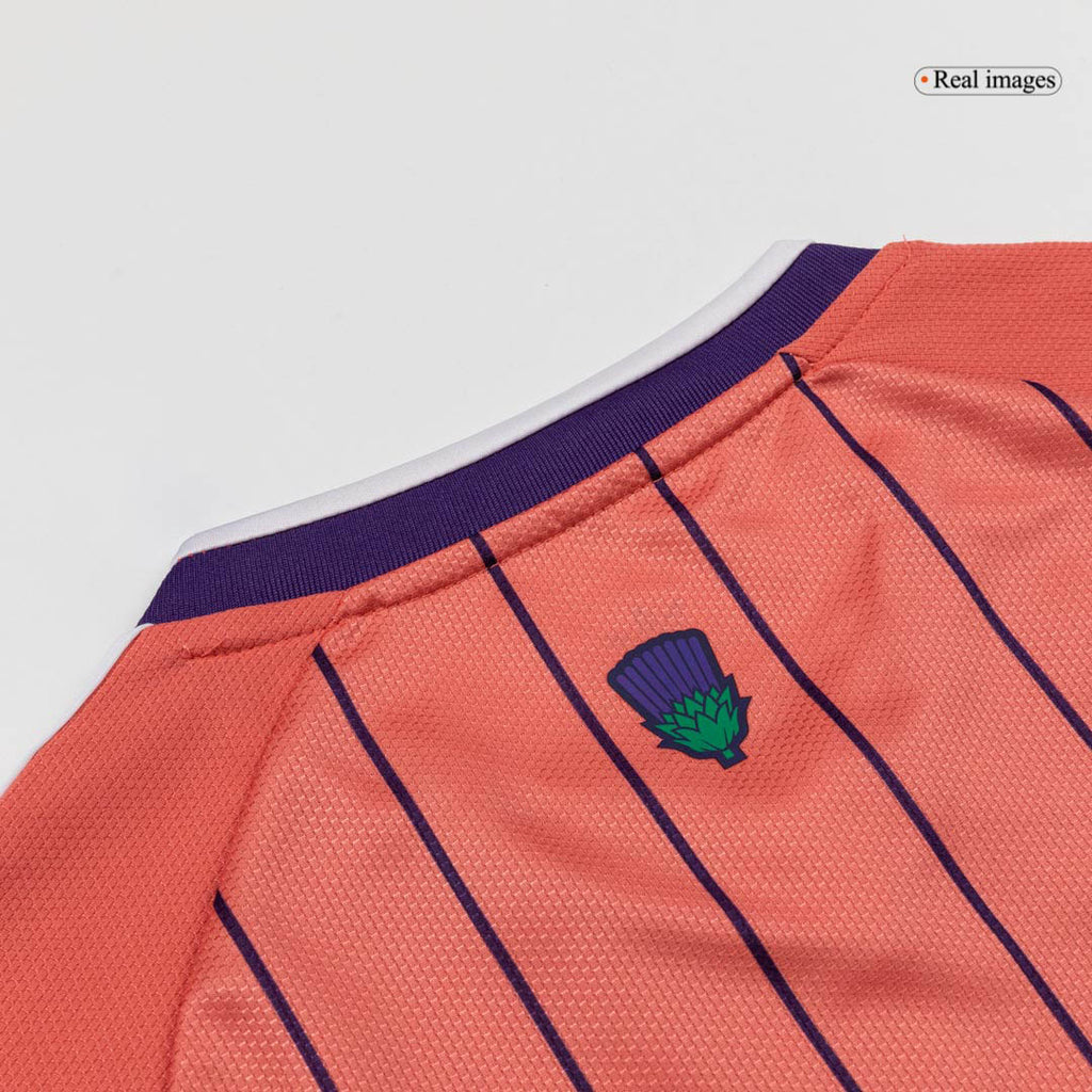 Kid's Scotland Away Soccer Jersey Kit(Jersey+Shorts) World Cup 2026 Coral