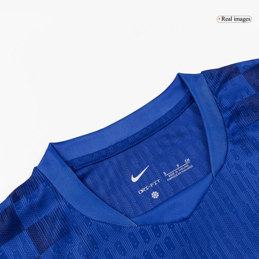 Player Version Croatia Away Soccer Jersey World Cup 2026 Blue