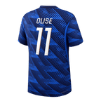 OLISE #11 Player Version France Home Soccer Jersey World Cup 2026 Blue