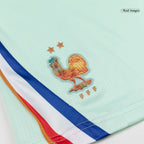 Kid's France Away Soccer Jersey Kit(Jersey+Shorts) World Cup 2026 Mint Green