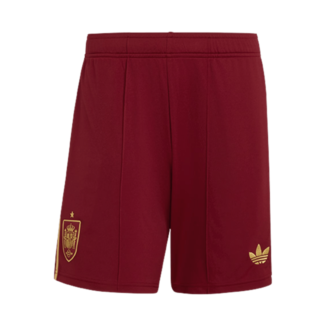 Spain Away Soccer Jersey Kit (Jersey+Shorts) World Cup 2026 White